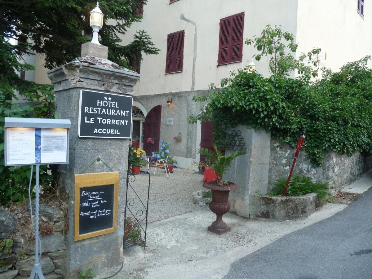 Hotel Restaurant Le Torrent Santo-Pietro-di-Venaco Eksteriør billede